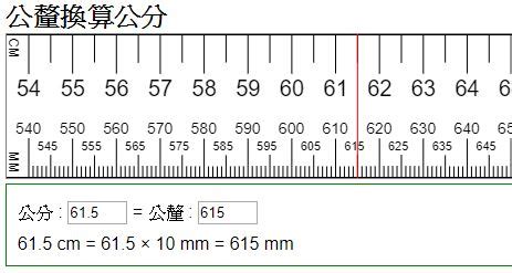 45釐米是幾公分|長度換算器 